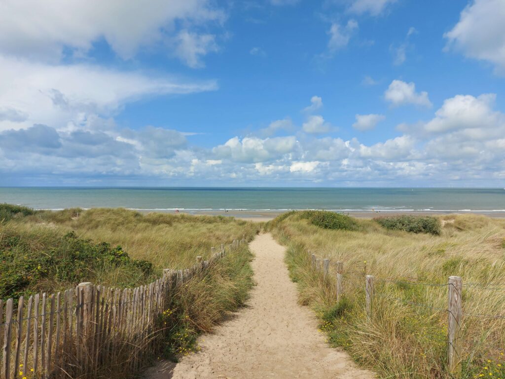 Weg zum Strand, Blick auf den Horizont